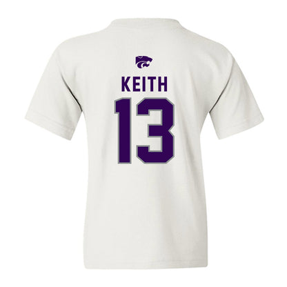 Kansas State - NCAA Football : Kaprice Keith - EMAW Youth T-Shirt-1