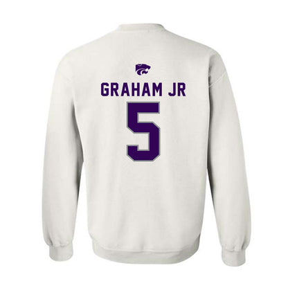 Kansas State - NCAA Football : Micheal Graham Jr - EMAW Crewneck Sweatshirt-1