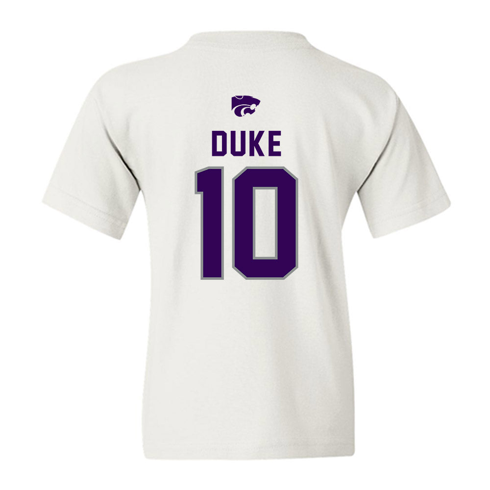 Kansas State - NCAA Baseball : Tanner Duke - EMAW Youth T-Shirt-1