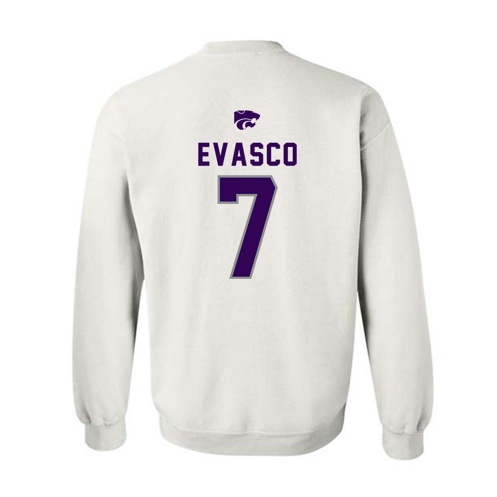 Kansas State - NCAA Baseball : Aj Evasco - EMAW Crewneck Sweatshirt-1