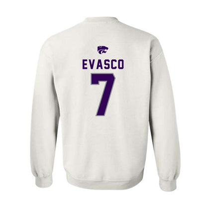 Kansas State - NCAA Baseball : Aj Evasco - EMAW Crewneck Sweatshirt-1