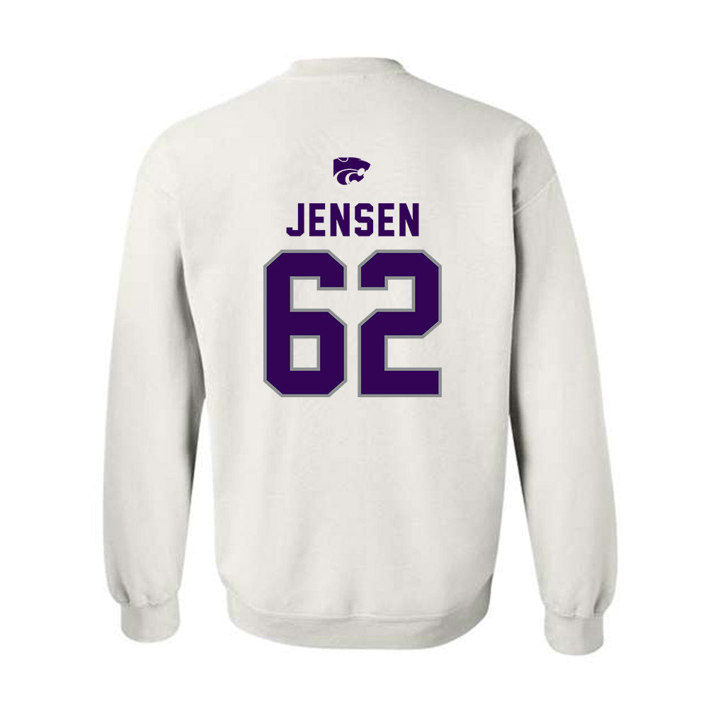 Kansas State - NCAA Football : Jordan Jensen - EMAW Crewneck Sweatshirt-1