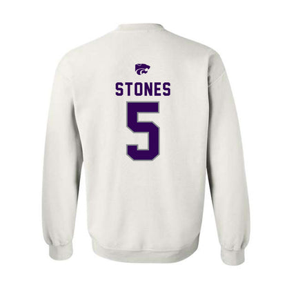 Kansas State - NCAA Women's Volleyball : Avery Stones - EMAW Crewneck Sweatshirt-1