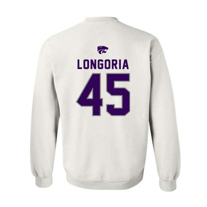 Kansas State - NCAA Baseball : Adan Longoria - EMAW Crewneck Sweatshirt-1