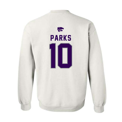 Kansas State - NCAA Women's Basketball : mikayla parks - EMAW Crewneck Sweatshirt-1