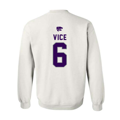Kansas State - NCAA Men's Basketball : Brock Vice - EMAW Crewneck Sweatshirt-1