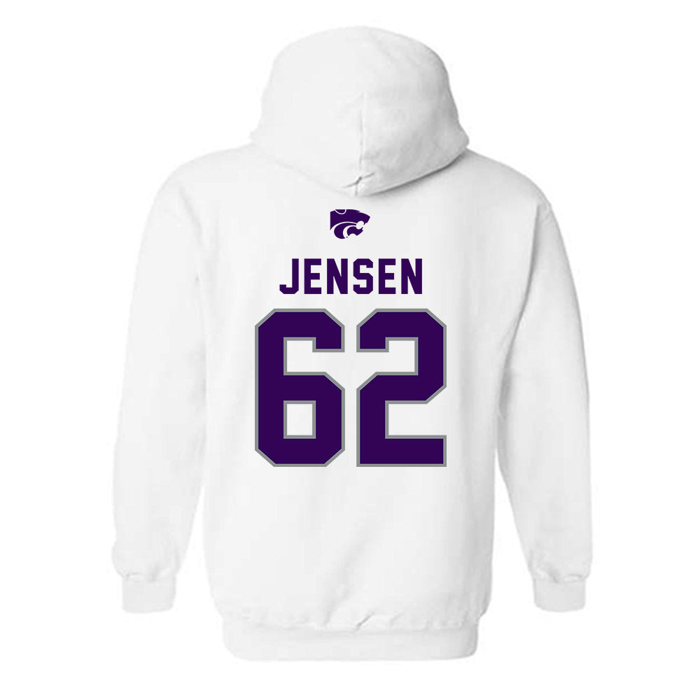 Kansas State - NCAA Football : Jordan Jensen - EMAW Hooded Sweatshirt-1