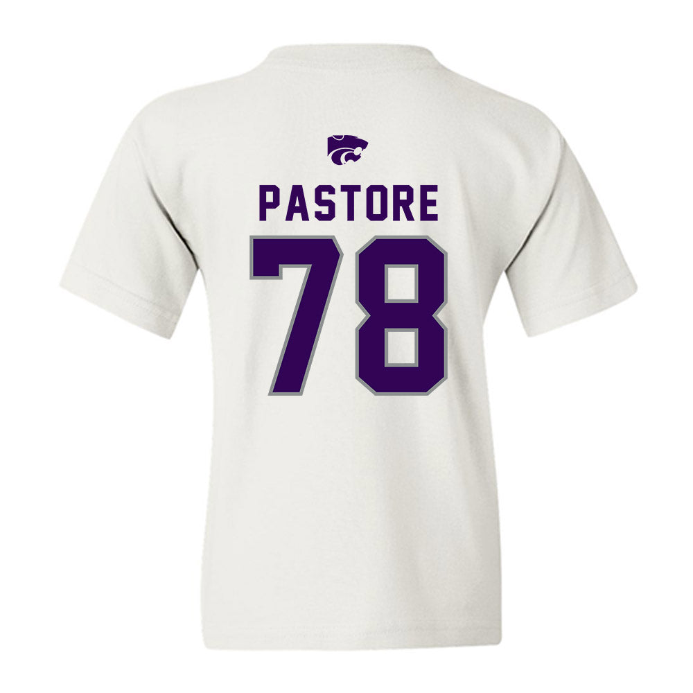 Kansas State - NCAA Football : John Pastore - EMAW Youth T-Shirt-1