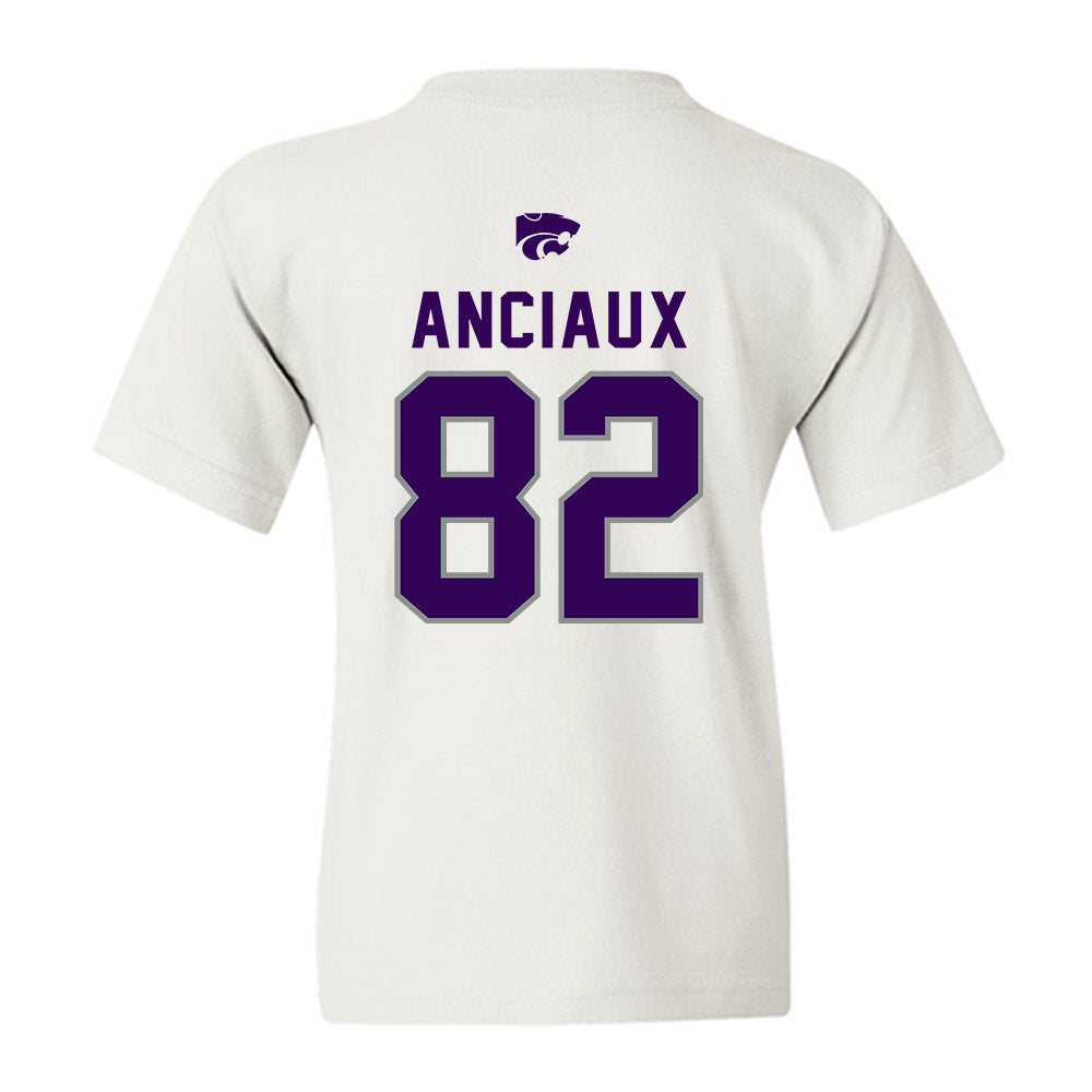 Kansas State - NCAA Football : Will Anciaux - EMAW Youth T-Shirt-1