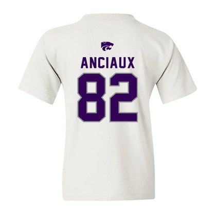 Kansas State - NCAA Football : Will Anciaux - EMAW Youth T-Shirt-1