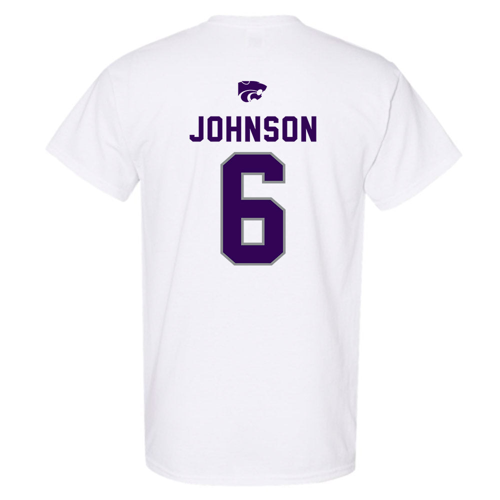 Kansas State - NCAA Men's Basketball : Marcus Johnson - EMAW T-Shirt-1