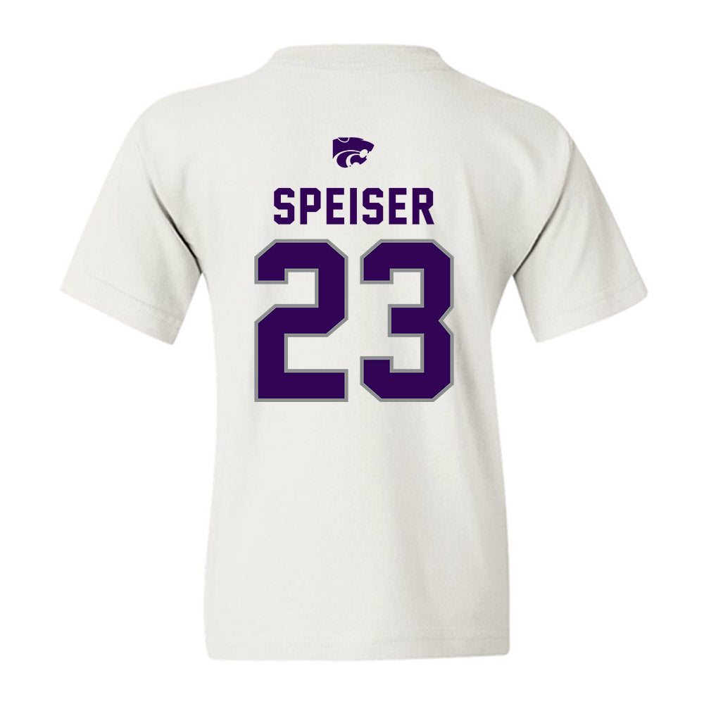 Kansas State - NCAA Women's Basketball : jordan speiser - EMAW Youth T-Shirt-1