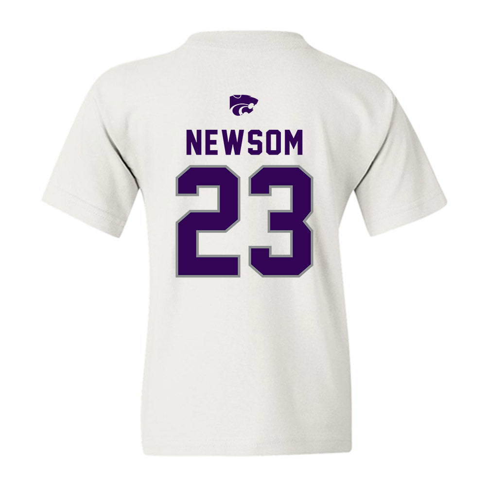 Kansas State - NCAA Football : Asa Newsom - EMAW Youth T-Shirt-1