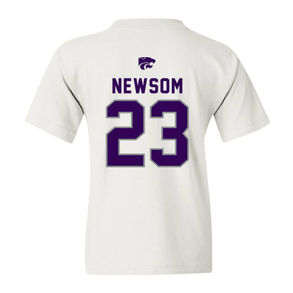 Kansas State - NCAA Football : Asa Newsom - EMAW Youth T-Shirt-1