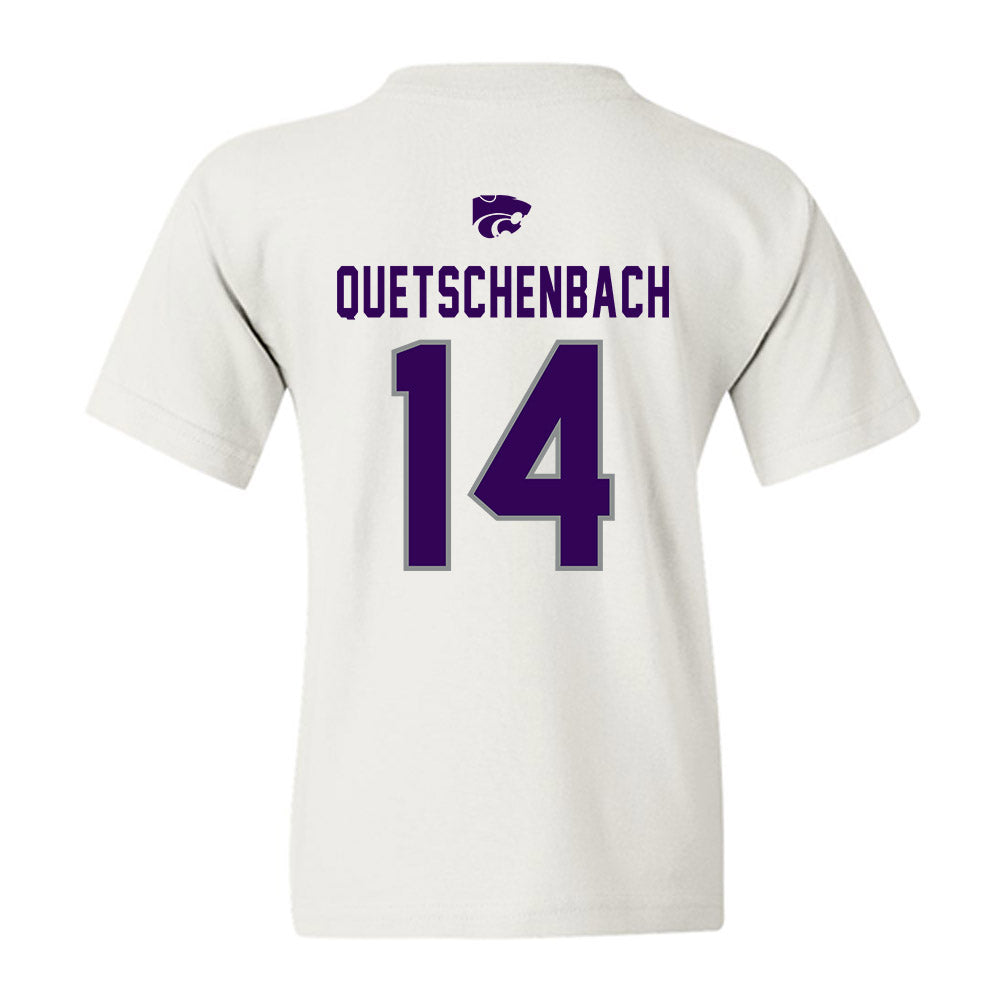 Kansas State - NCAA Baseball : Jack Quetschenbach - EMAW Youth T-Shirt-1