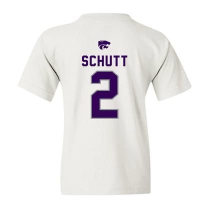 Kansas State - NCAA Men's Basketball : Jaden Schutt - EMAW Youth T-Shirt-1