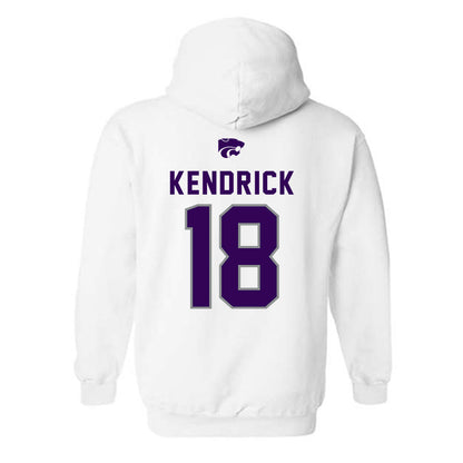 Kansas State - NCAA Baseball : Micah Kendrick - EMAW Hooded Sweatshirt-1