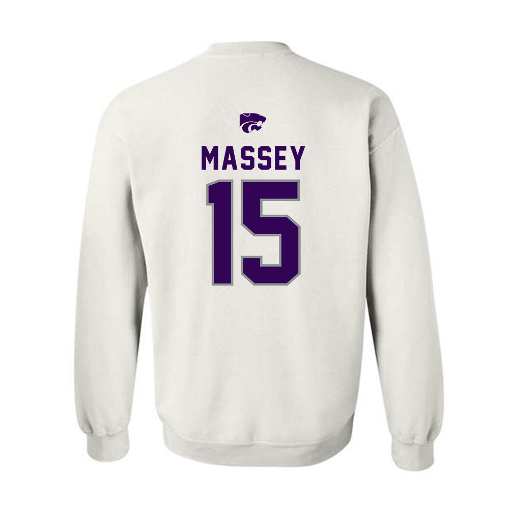 Kansas State - NCAA Women's Volleyball : Addison Massey - EMAW Crewneck Sweatshirt-1