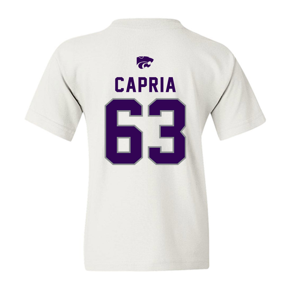 Kansas State - NCAA Football : Michael Capria - EMAW Youth T-Shirt-1