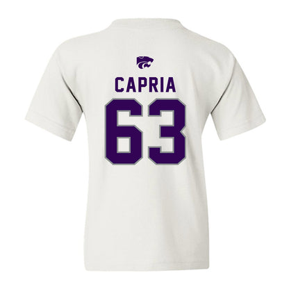 Kansas State - NCAA Football : Michael Capria - EMAW Youth T-Shirt-1