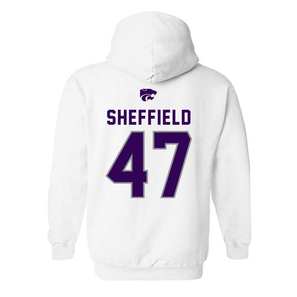 Kansas State - NCAA Baseball : Lincoln Sheffield - EMAW Hooded Sweatshirt-1