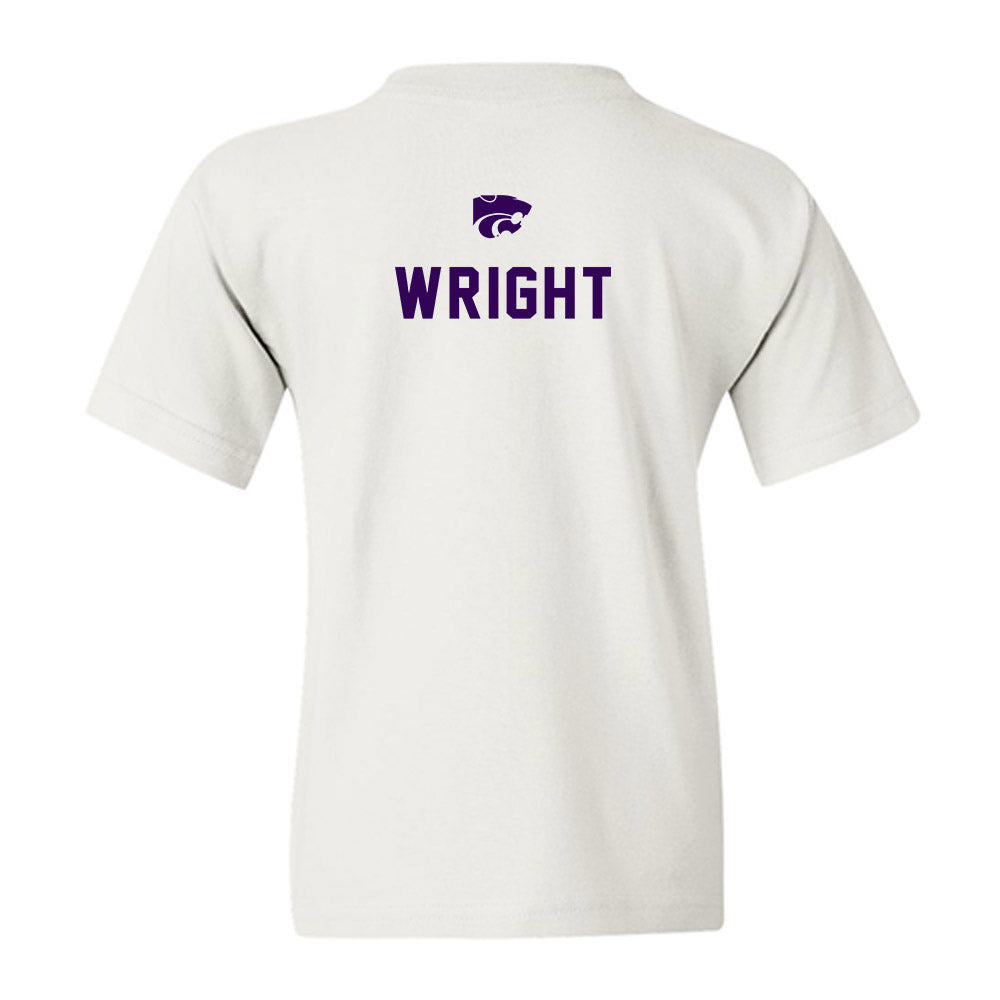 Kansas State - NCAA Women's Track & Field : Delaney Wright - EMAW Youth T-Shirt-1