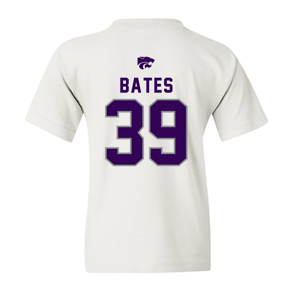 Kansas State - NCAA Football : Travis Bates - EMAW Youth T-Shirt-1