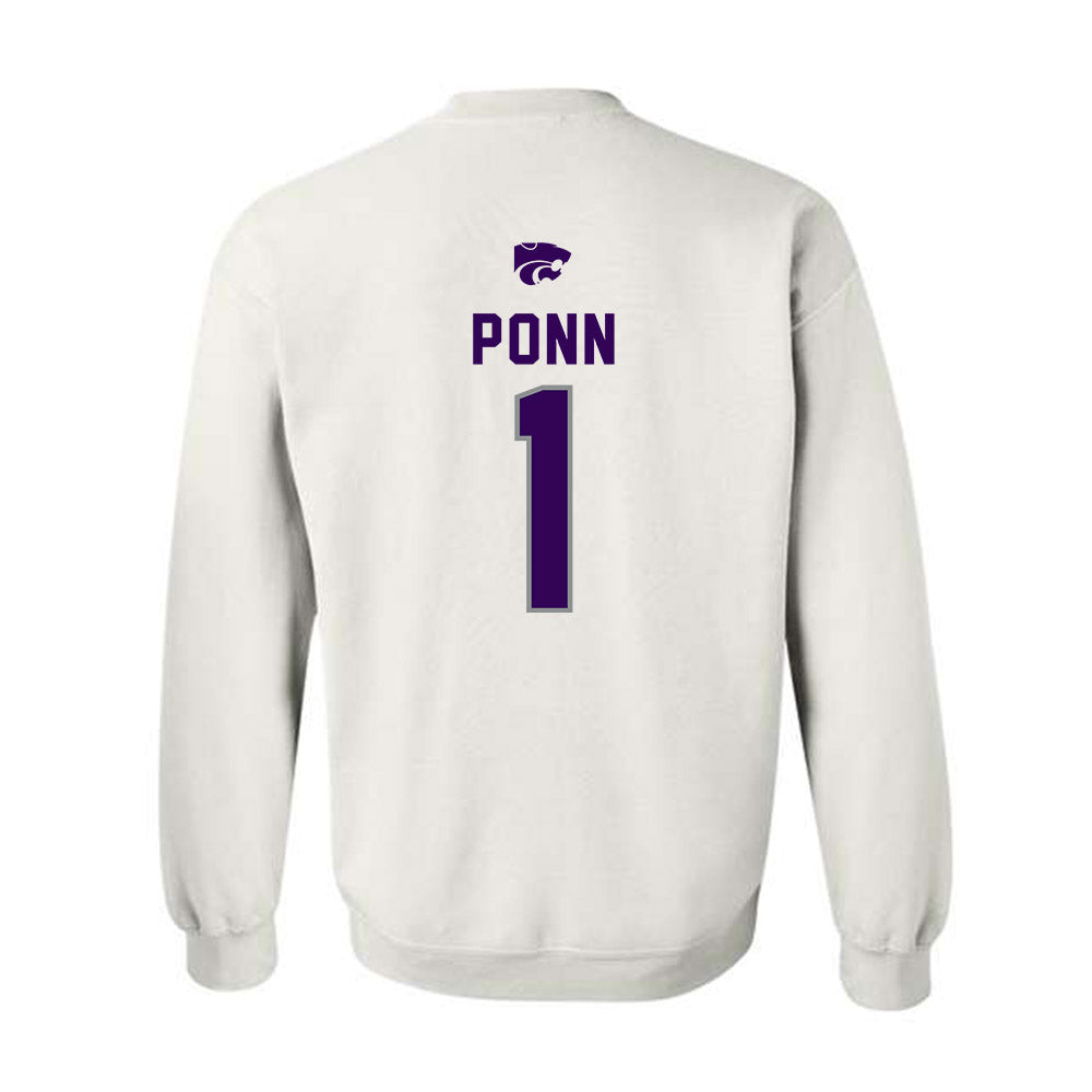 Kansas State - NCAA Women's Volleyball : Caleigh Ponn - EMAW Crewneck Sweatshirt-1
