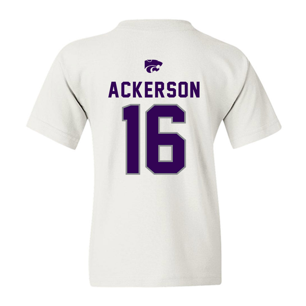 Kansas State - NCAA Football : Dj Ackerson - EMAW Youth T-Shirt-1