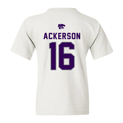 Kansas State - NCAA Football : Dj Ackerson - EMAW Youth T-Shirt-1