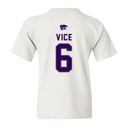 Kansas State - NCAA Men's Basketball : Brock Vice - EMAW Youth T-Shirt-1