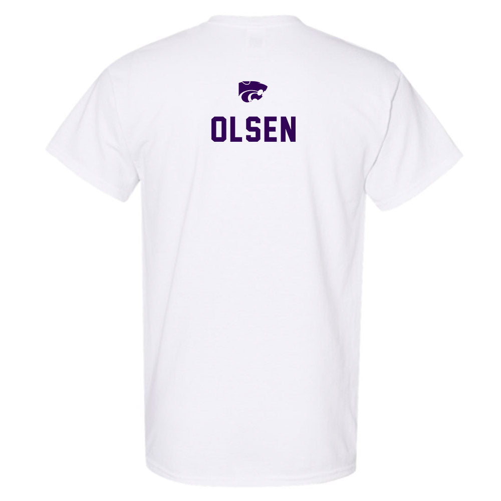 Kansas State - NCAA Men's Cross Country : Brock Olsen - EMAW T-Shirt-1