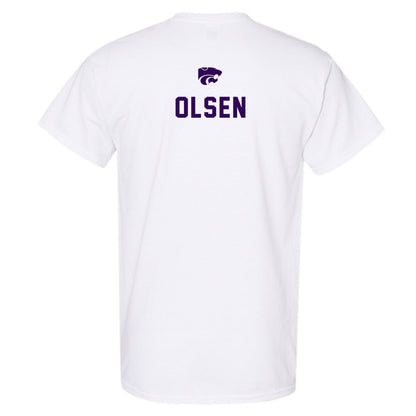 Kansas State - NCAA Men's Cross Country : Brock Olsen - EMAW T-Shirt-1