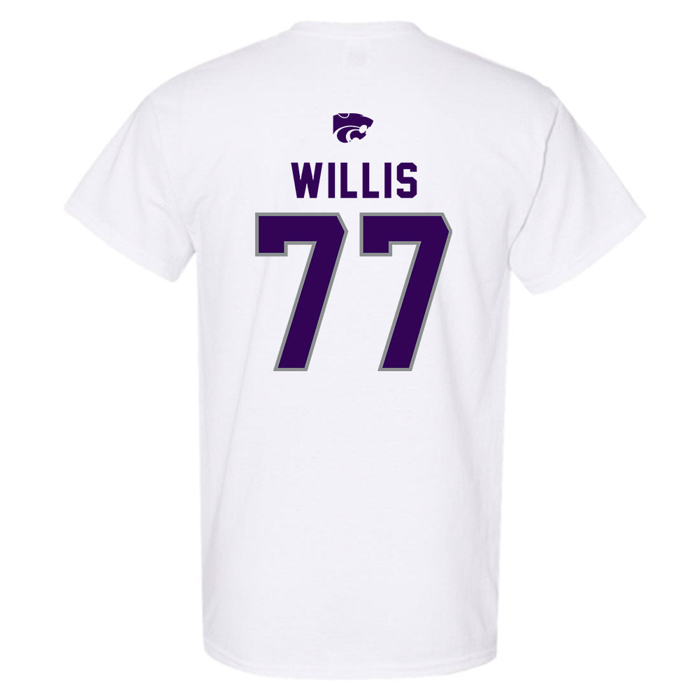 Kansas State - NCAA Baseball : Carver Willis - EMAW T-Shirt-1