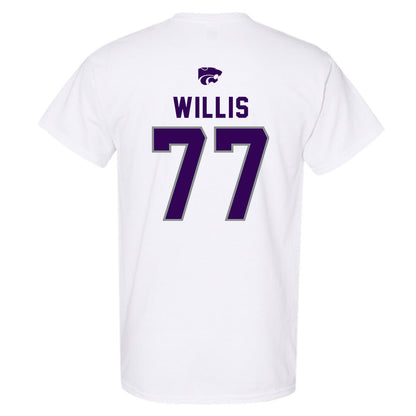 Kansas State - NCAA Baseball : Carver Willis - EMAW T-Shirt-1