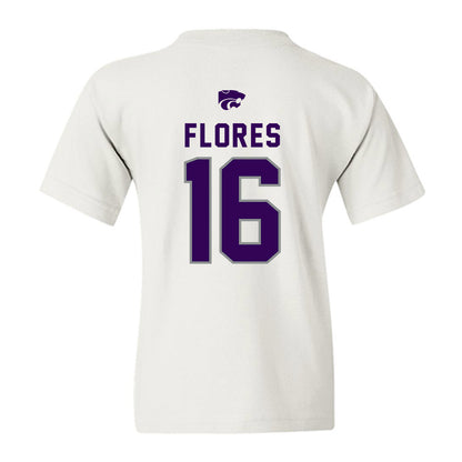 Kansas State - NCAA Baseball : Matthew Flores - EMAW Youth T-Shirt-1