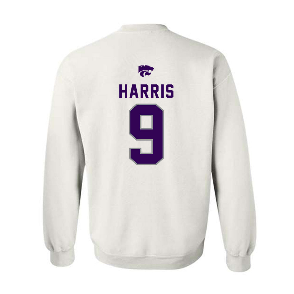 Kansas State - NCAA Football : Jay Harris - EMAW Crewneck Sweatshirt-1