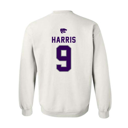 Kansas State - NCAA Football : Jay Harris - EMAW Crewneck Sweatshirt-1