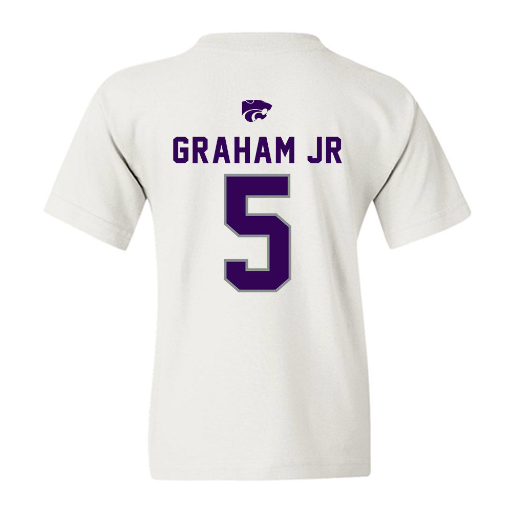 Kansas State - NCAA Football : Micheal Graham Jr - EMAW Youth T-Shirt-1