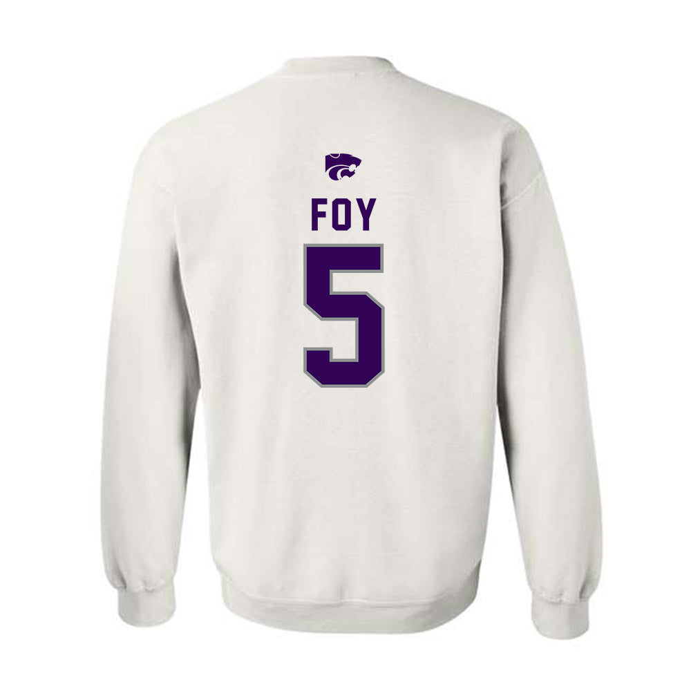 Kansas State - NCAA Women's Basketball : Aniya' Foy - EMAW Crewneck Sweatshirt-1