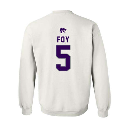 Kansas State - NCAA Women's Basketball : Aniya' Foy - EMAW Crewneck Sweatshirt-1