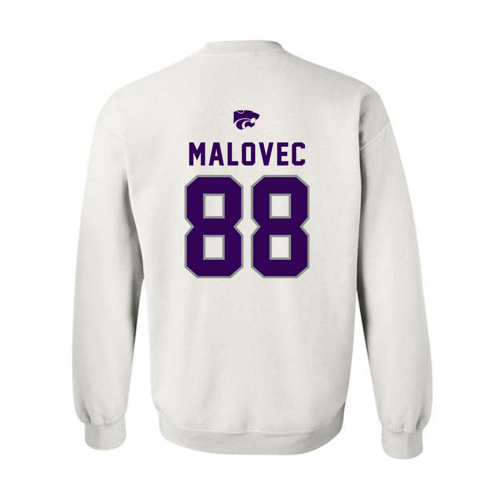 Kansas State - NCAA Men's Basketball : Timotej Malovec - EMAW Crewneck Sweatshirt-1