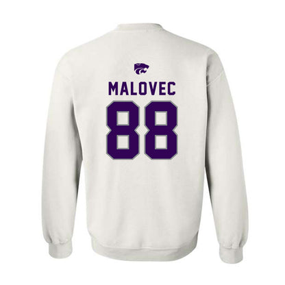 Kansas State - NCAA Men's Basketball : Timotej Malovec - EMAW Crewneck Sweatshirt-1
