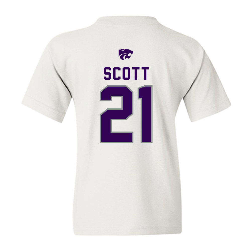 Kansas State - NCAA Football : jojo scott - EMAW Youth T-Shirt-1