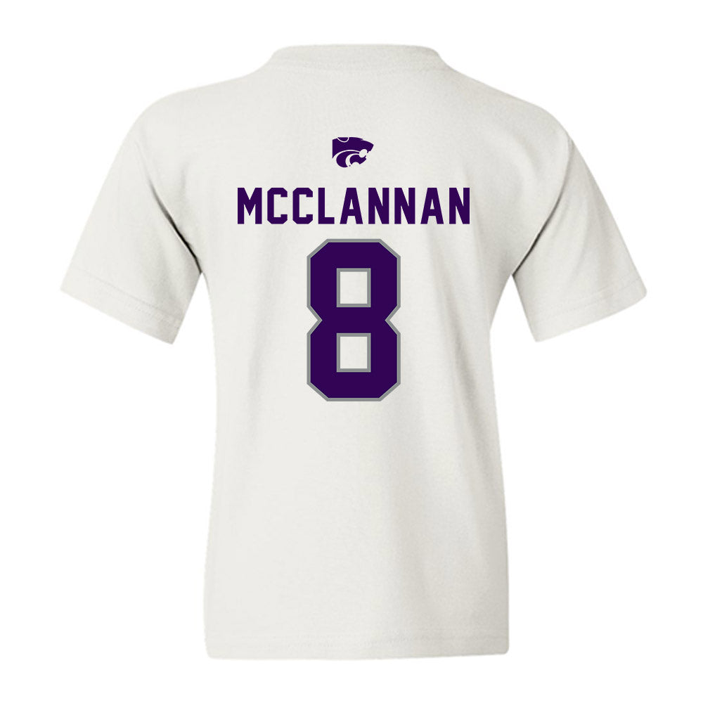 Kansas State - NCAA Football : Simon McClannan - EMAW Youth T-Shirt-1
