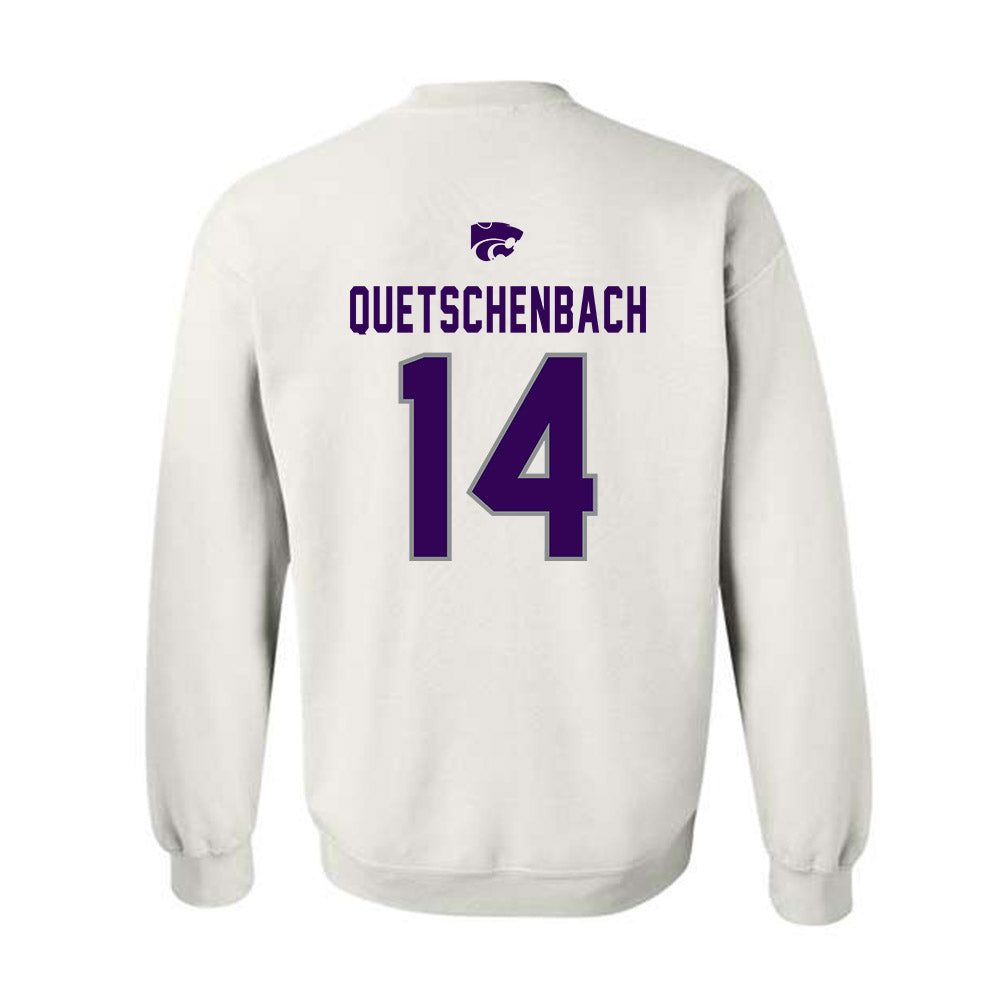 Kansas State - NCAA Baseball : Jack Quetschenbach - EMAW Crewneck Sweatshirt-1