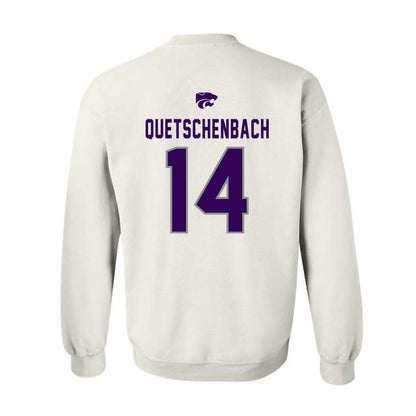 Kansas State - NCAA Baseball : Jack Quetschenbach - EMAW Crewneck Sweatshirt-1