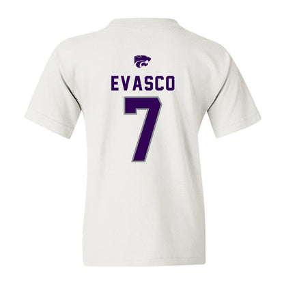 Kansas State - NCAA Baseball : Aj Evasco - EMAW Youth T-Shirt-1