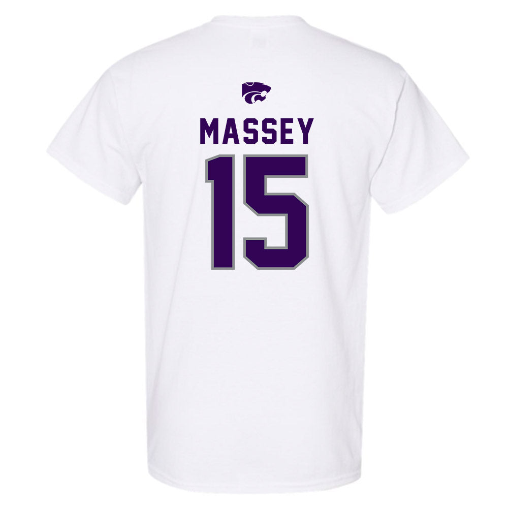 Kansas State - NCAA Women's Volleyball : Addison Massey - EMAW T-Shirt-1