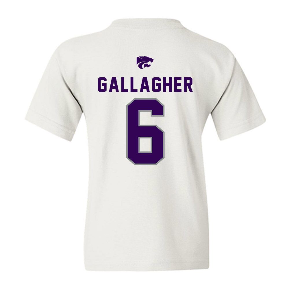 Kansas State - NCAA Baseball : Grant Gallagher - EMAW Youth T-Shirt-1